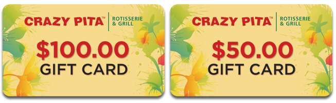 Crazy Pita Gift Cards